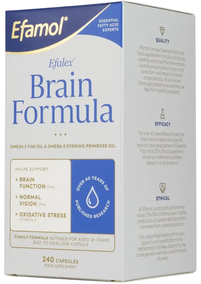  Efamol Efalex Brain Formula 240 капсул